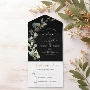 Nação Negra Eucalyptus Greenery Moderna Elegante