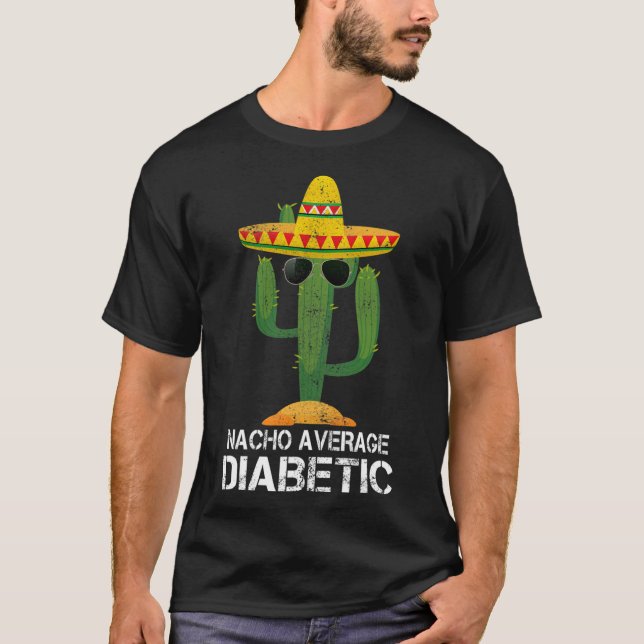 Nacho Média de Camisetas de Sensibilização para Di (Frente)