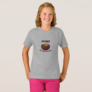 Nachos, A Salada Mexicana - Camiseta Básica Para M