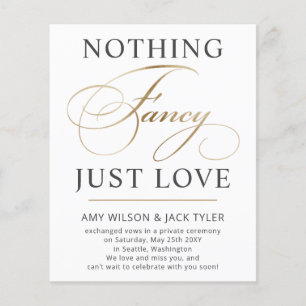 Nada De Rico Adorando Anúncio De Casamento