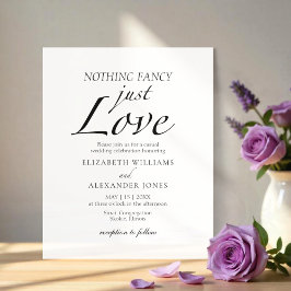 Nada De Rico Apenas Adoraria Convite De Casamento 