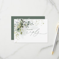 Nada de Rico apenas ama o Eucalyptus Green RSVP