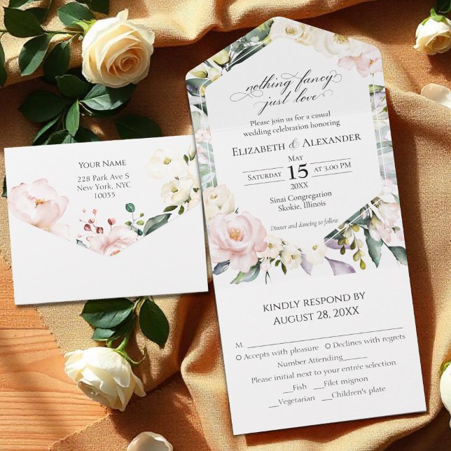Nada de rico só ama Foto Floral Boho Wedding (Criador carregado)