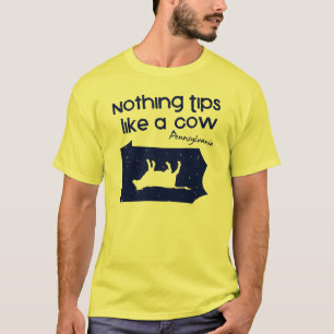 Nada derruba como um t-shirt da vaca