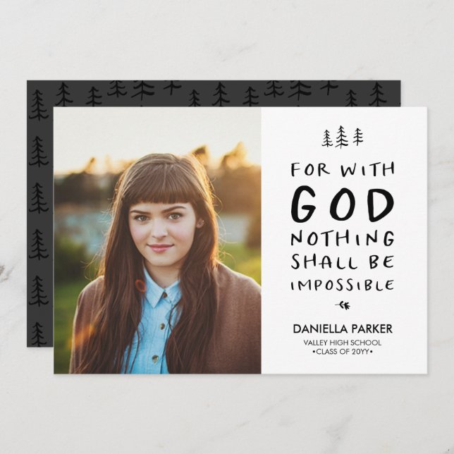 Nada é anúncio de gradação impossível (Frente/Verso)