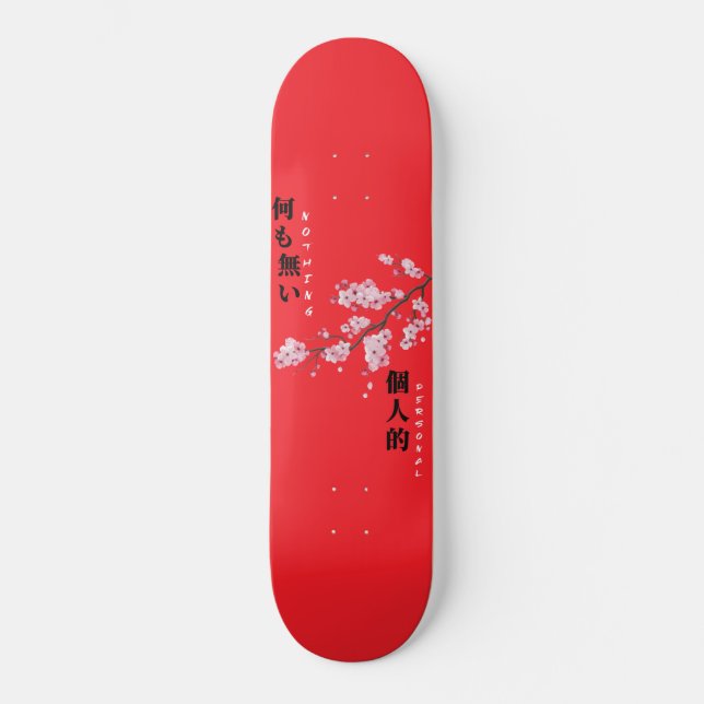 Nada Pessoal - Cherry Blossom Skateboard (Frente)