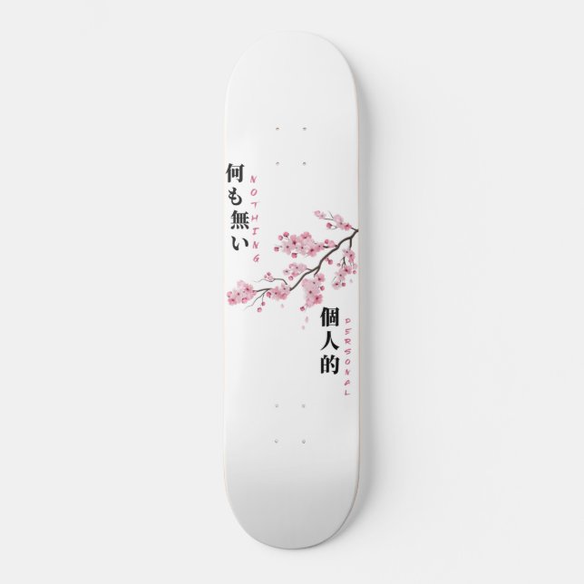 Nada Pessoal - Cherry Blossom Skateboard (Frente)