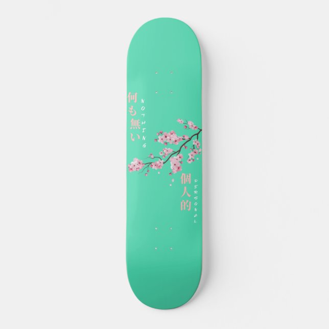 Nada Pessoal - Cherry Blossom Skateboard (Frente)