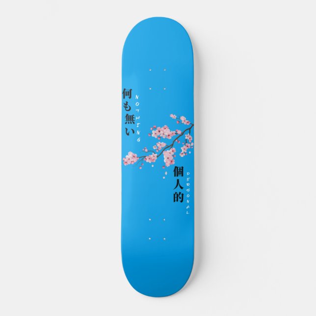 Nada Pessoal - Cherry Blossom Skateboard (Frente)