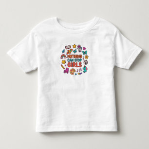 Nada Pode Parar as Meninas – Camiseta de Menina Pe