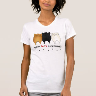 Nada termina a camisa leve de Pomeranians