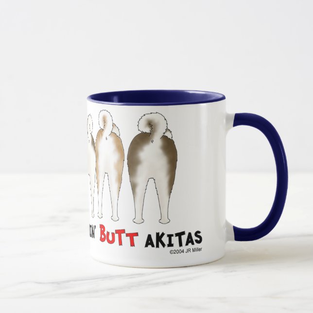 Nada termina a caneca de Akitas (Direita)