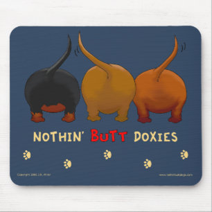 Nada termina Doxies Mousepad