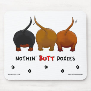 Nada termina Doxies Mousepad