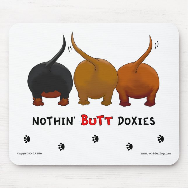 Nada termina Doxies Mousepad (Frente)