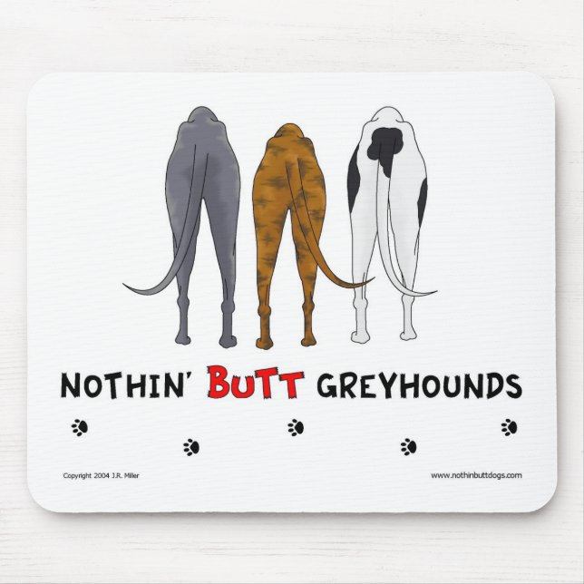 Nada termina galgos Mousepad (Frente)