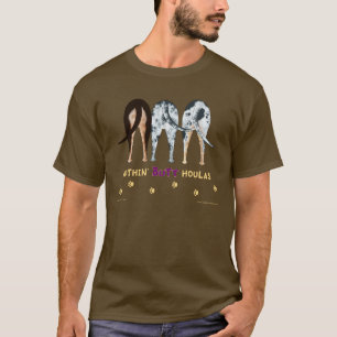 Nada termina o t-shirt de Catahoulas