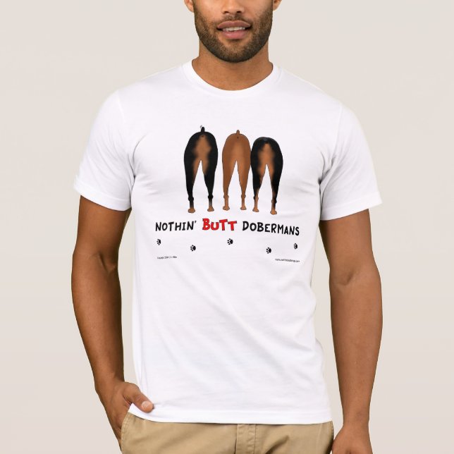 Nada termina o t-shirt dos Dobermans (Frente)