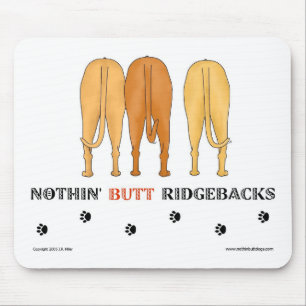 Nada termina Ridgebacks Mousepad