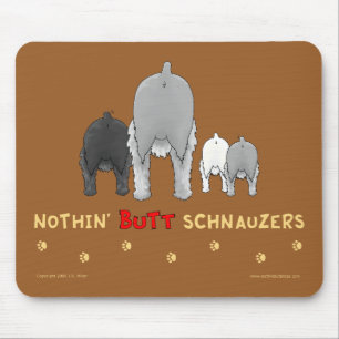 Nada termina Schnauzers Mousepad