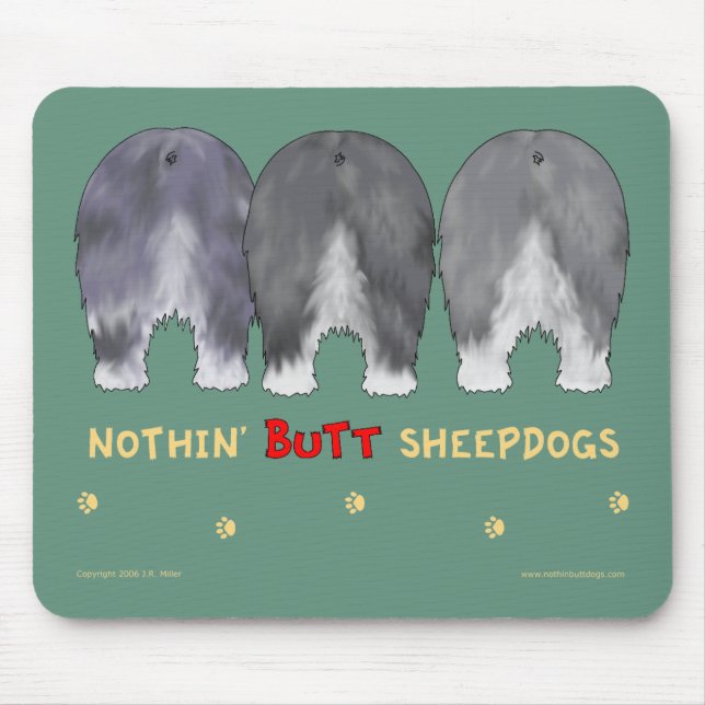 Nada termina Sheepdogs Mousepad (Frente)