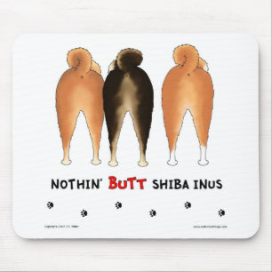 Nada termina Shiba Inus Mousepad