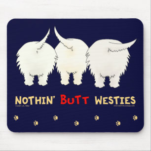 Nada termina Westies Mousepad