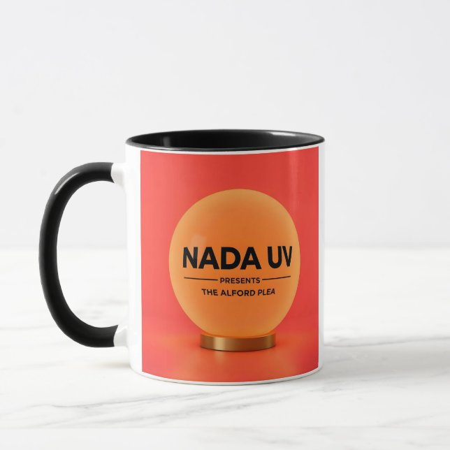 Nada UV apresenta The Alford Plea - caneca promoci (Esquerda)