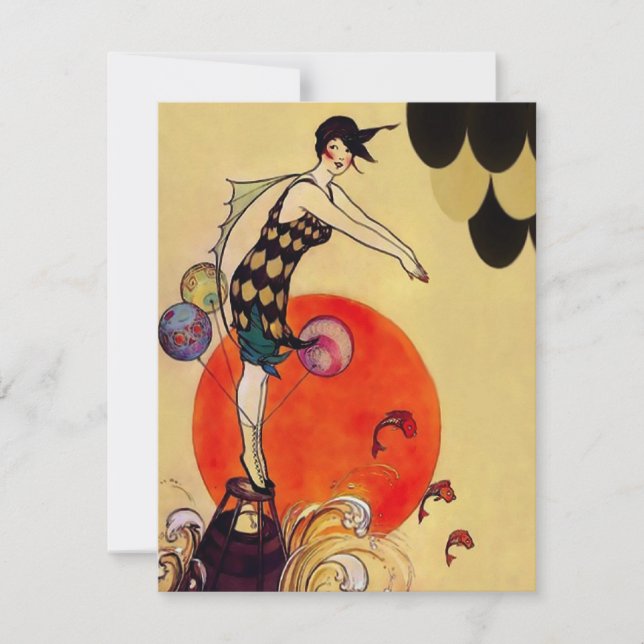 Nadadora ~ Convite (Frente)