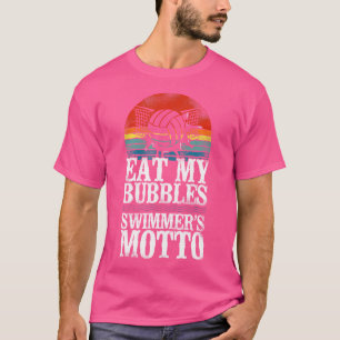 Nadadores Motto Coma As Minhas Bolhas Água Polo