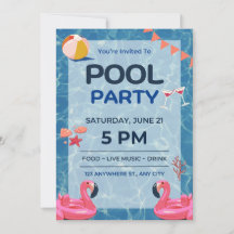 Nadar Convite de Aniversário