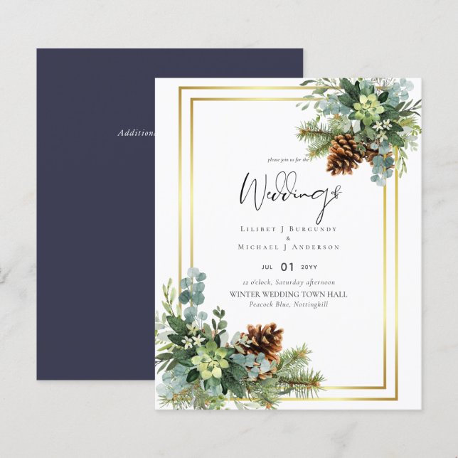 Nado Azul Eucalyptus Greenery (Frente/Verso)