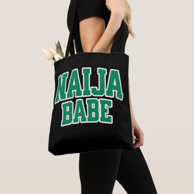 Naija Babe — Bolsa de mão do Orgulho Nigeriano (Close Up)