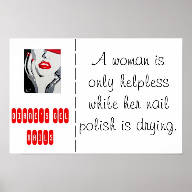 Nail Salon Poster (Frente)