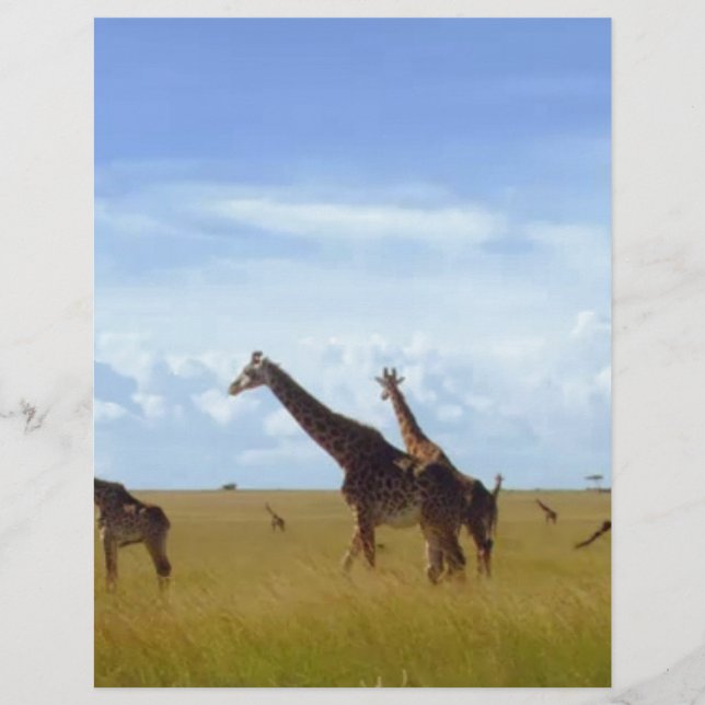 Nairobi National Park Girafas (Frente)