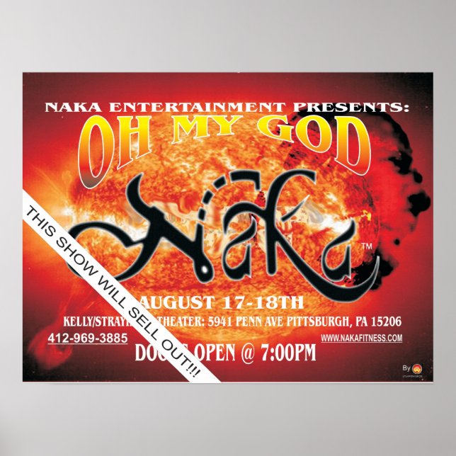 NAKA OH MY DEUS POSTER (Frente)