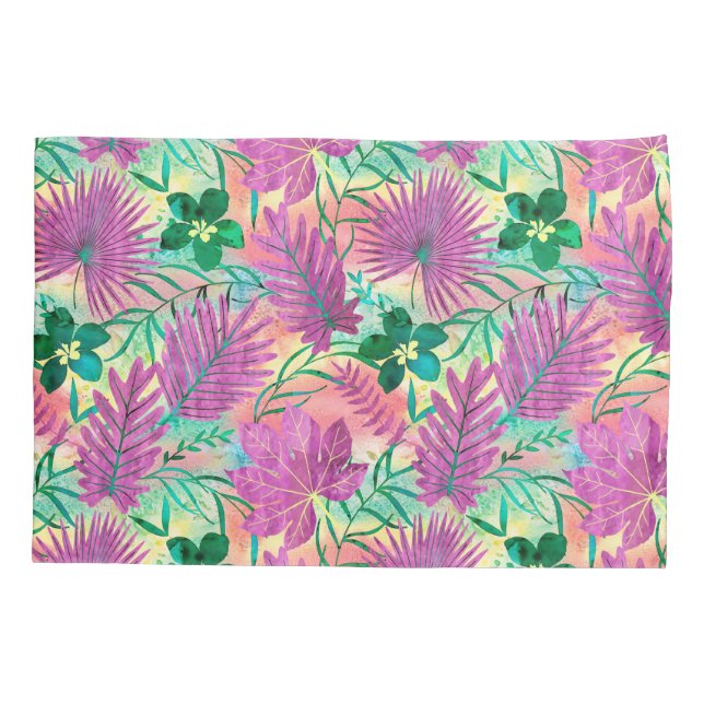 Nalani Hawaiian Tropical Garden Fuchsia (Verso)