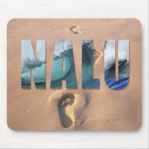 "Nalu havaiano" (surf) Mousepad