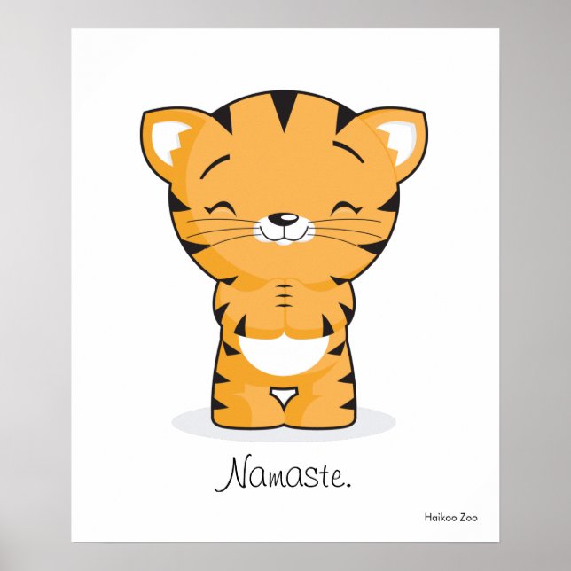 Namaste Kitten Poster (Frente)