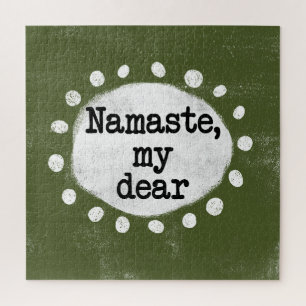 Namaste My Caro - Quebra-cabeça de Varsóvia Verde