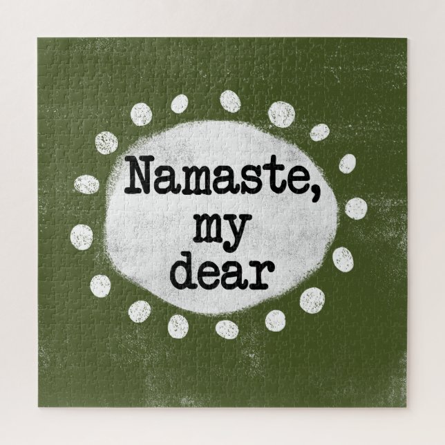 Namaste My Caro - Quebra-cabeça de Varsóvia Verde (Vertical)