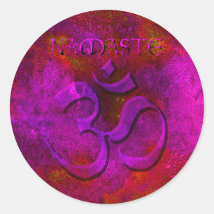 Namaste Púrpura de Adesivos