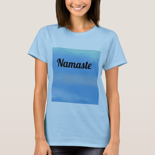 Namaste serene sky yoga T-Shirt (Frente)