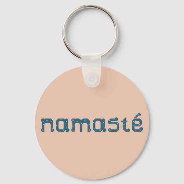 Namaste Teal Chaveiro (Frente)