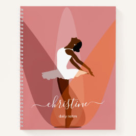 Name Black ballerina Modern Minimal illustration