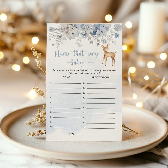 Namorado de inverno Nome do jogo de chá de fraldas (Criador carregado)