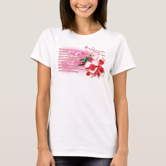 Namorados 2025-ENG Camisa para mulheres (Frente)