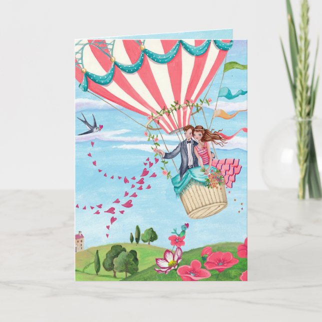 Namorados Casal Ama Corações | Cartão (Frente)