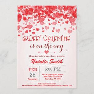 Namorados Convite Para Chá de fraldas Pequeno Quer