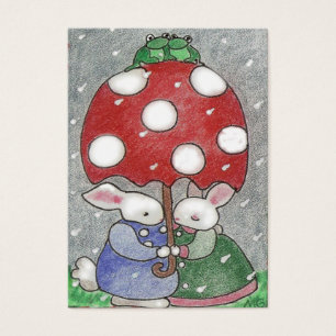 namorados de coelhos de chuva